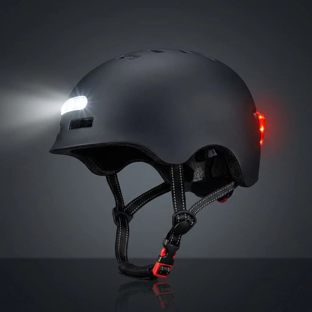 Casco Urbano Ajustable Equipado Con Luz Led - Image 4