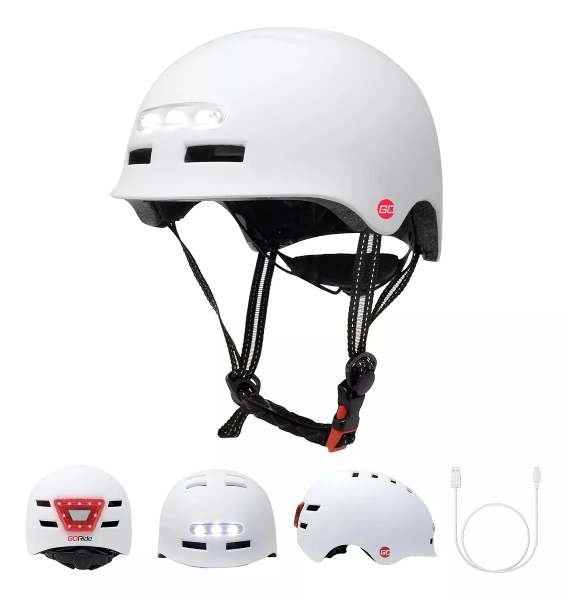 Casco Urbano Ajustable Equipado Con Luz Led - Image 6