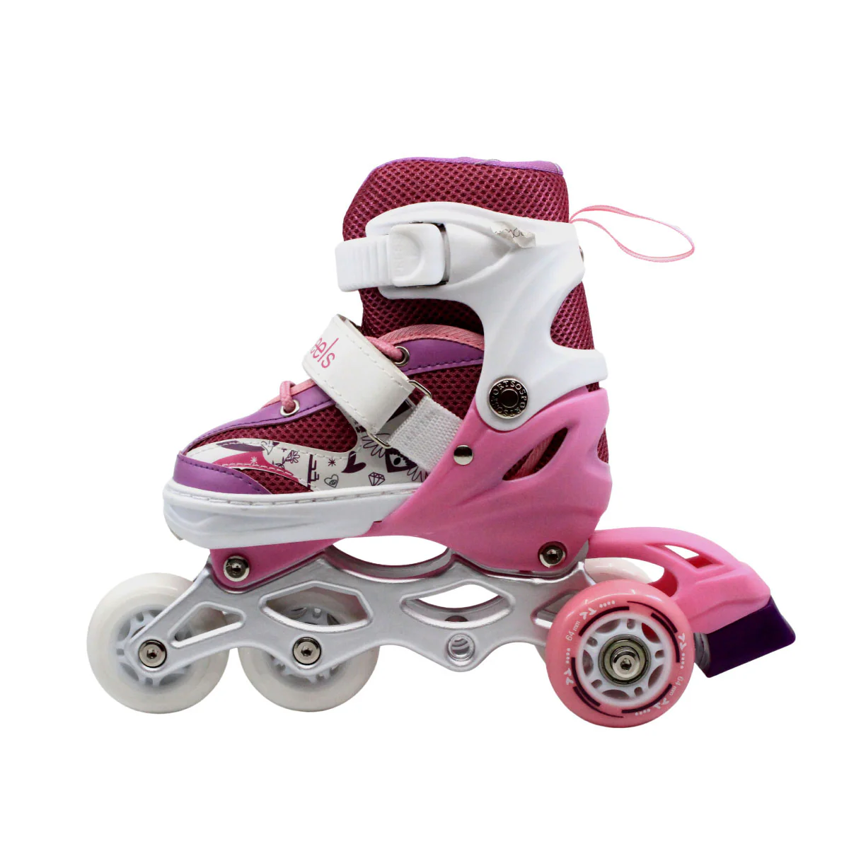 Combo de Patines en linea Onwheels 8101 + Kit de Protección + Casco + Llantas con luz - Image 10