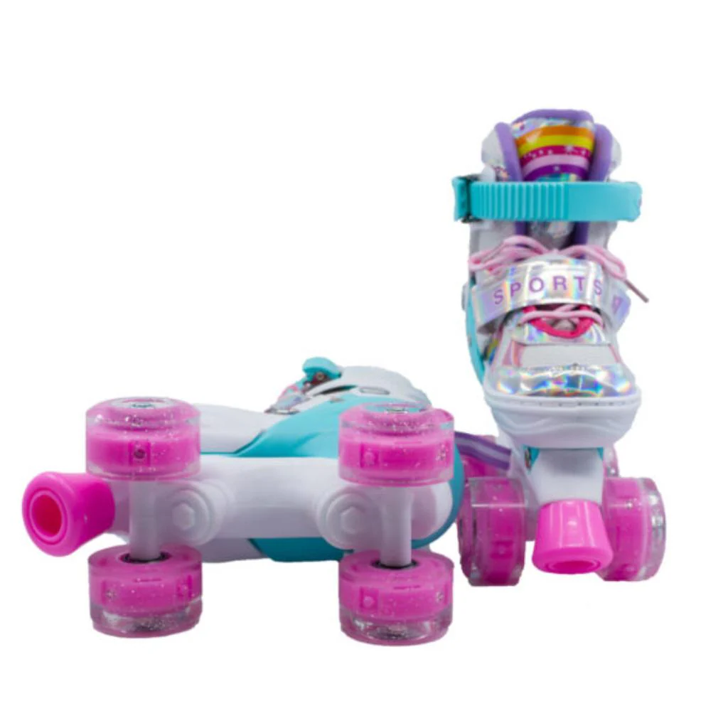 Combo infantil de Patines Ajustables OnWheels 176TS +  Casco + Protecciones  con llantas de luz - Image 11