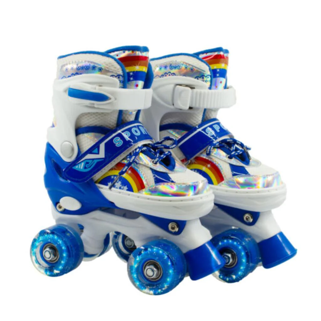 Combo infantil de Patines Ajustables OnWheels 176TS +  Casco + Protecciones  con llantas de luz - Image 7