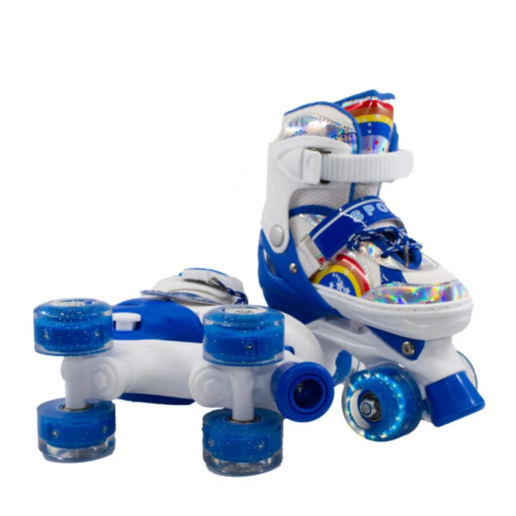 Combo infantil de Patines Ajustables OnWheels 176TS +  Casco + Protecciones  con llantas de luz - Image 8