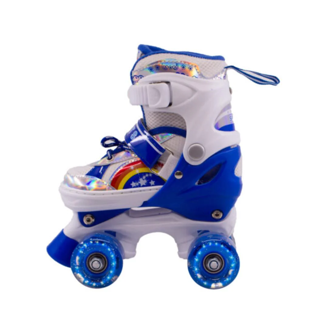 Combo infantil de Patines Ajustables OnWheels 176TS +  Casco + Protecciones  con llantas de luz - Image 9