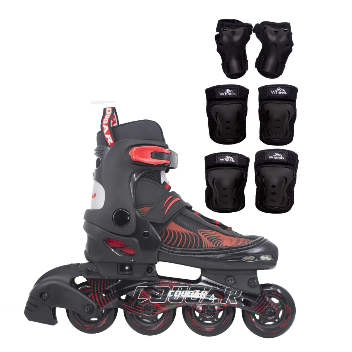 Patines Ajustables Cougar MZS833HQ (Llantas 72, 74, 76mm) - Image 23