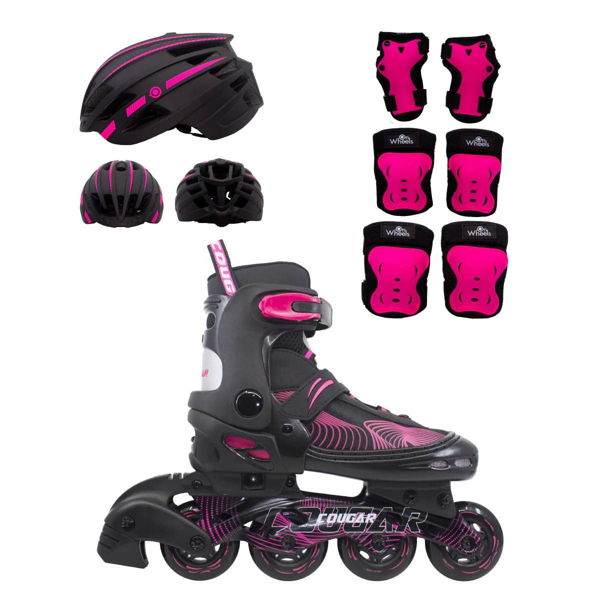 Patines Ajustables Cougar MZS833HQ (Llantas 72, 74, 76mm) - Image 25