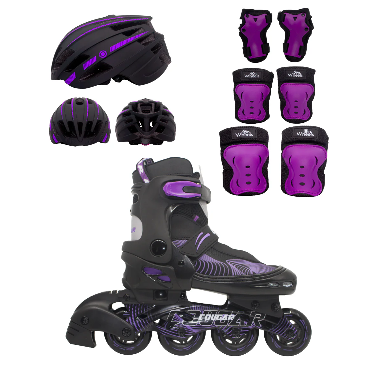 Patines Ajustables Cougar MZS833HQ (Llantas 72, 74, 76mm) - Image 26