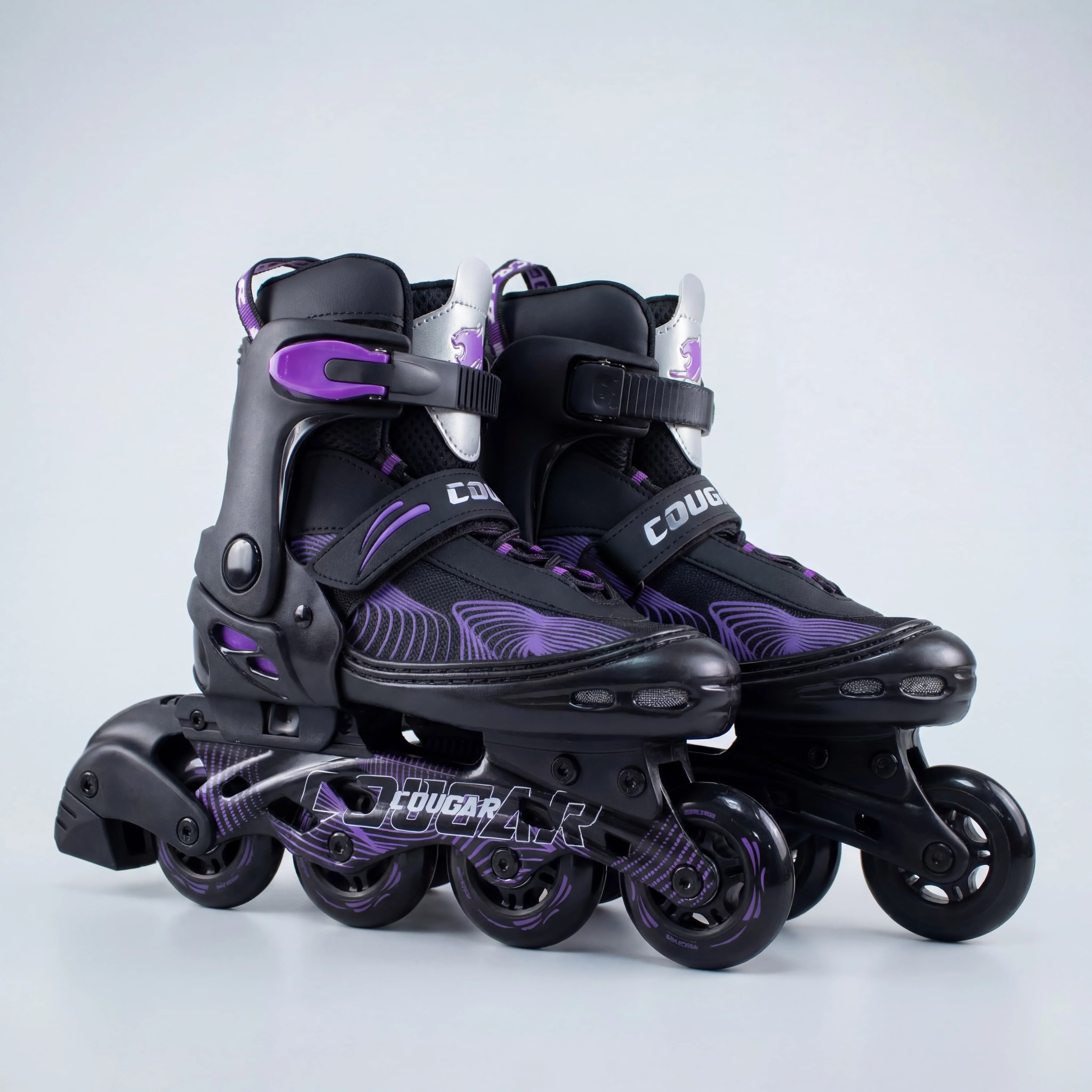 Patines Ajustables Cougar MZS833HQ (Llantas 72, 74, 76mm) - Image 3