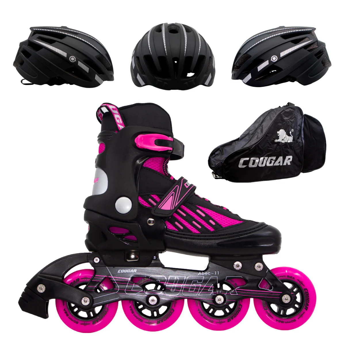 Patines Ajustables Cougar MZS833LG + Maleta - Image 15