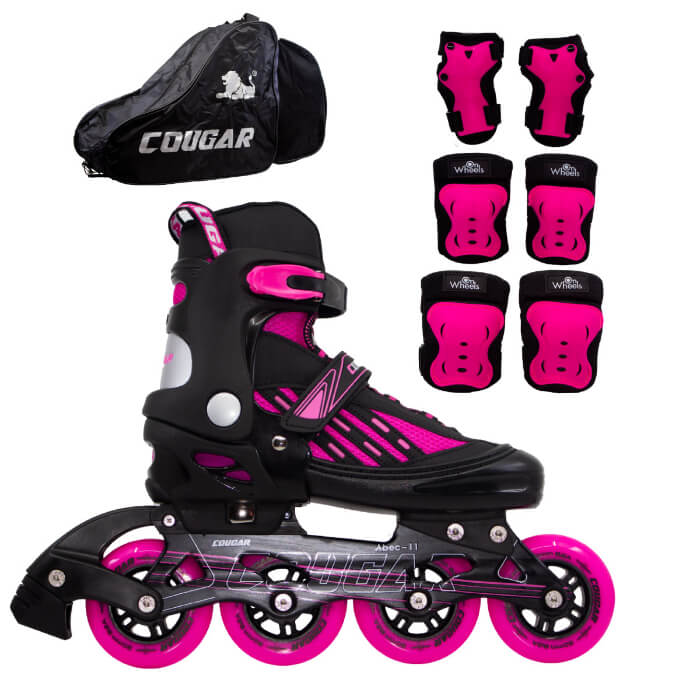 Patines Ajustables Cougar MZS833LG + Maleta - Image 16