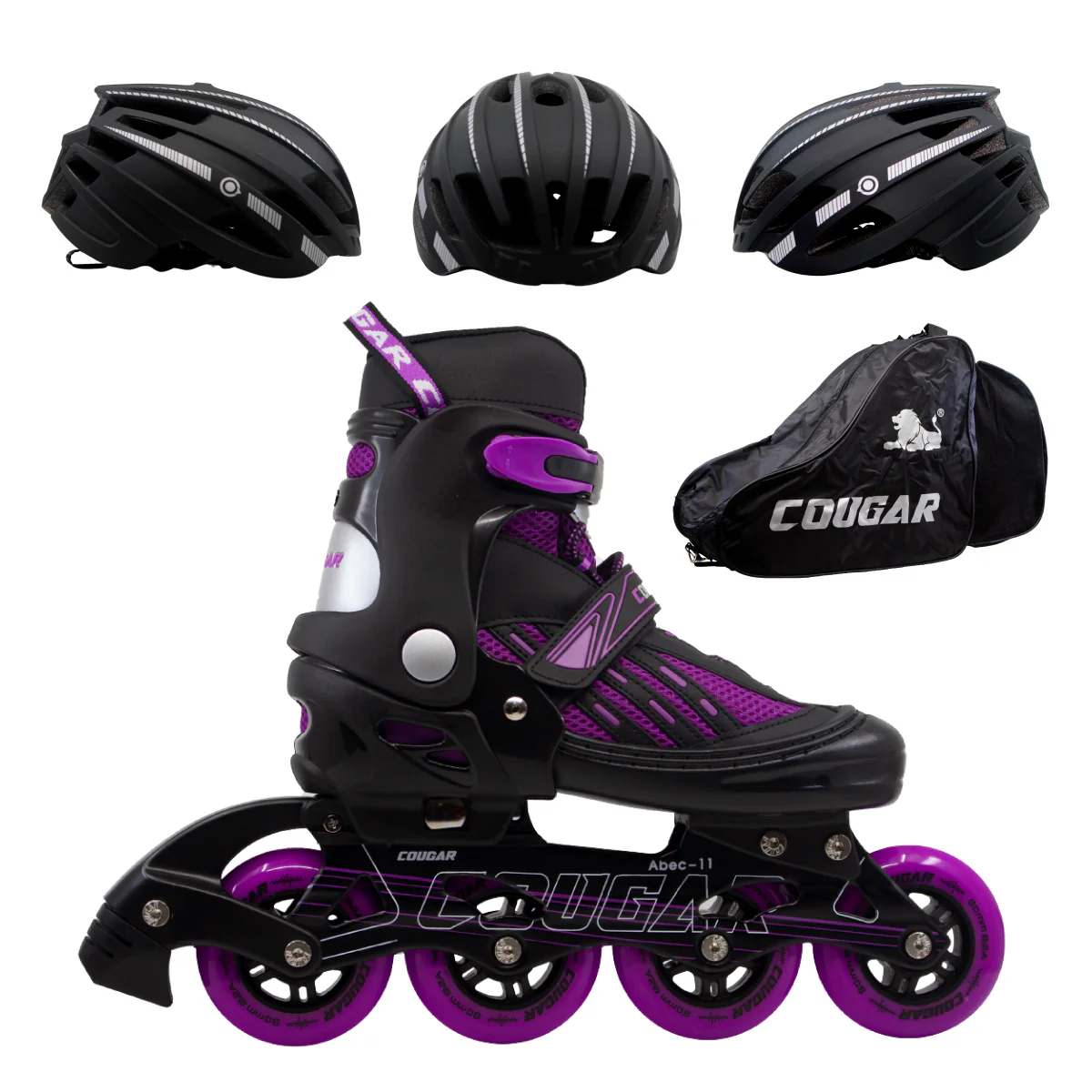 Patines Ajustables Cougar MZS833LG + Maleta - Image 19