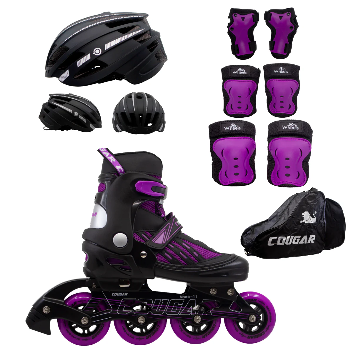Patines Ajustables Cougar MZS833LG + Maleta - Image 21