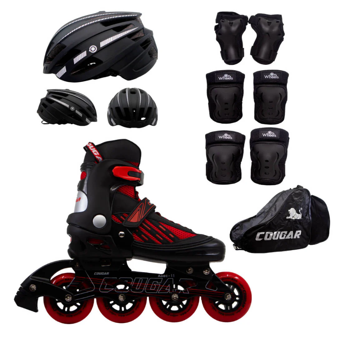 Patines Ajustables Cougar MZS833LG + Maleta - Image 25