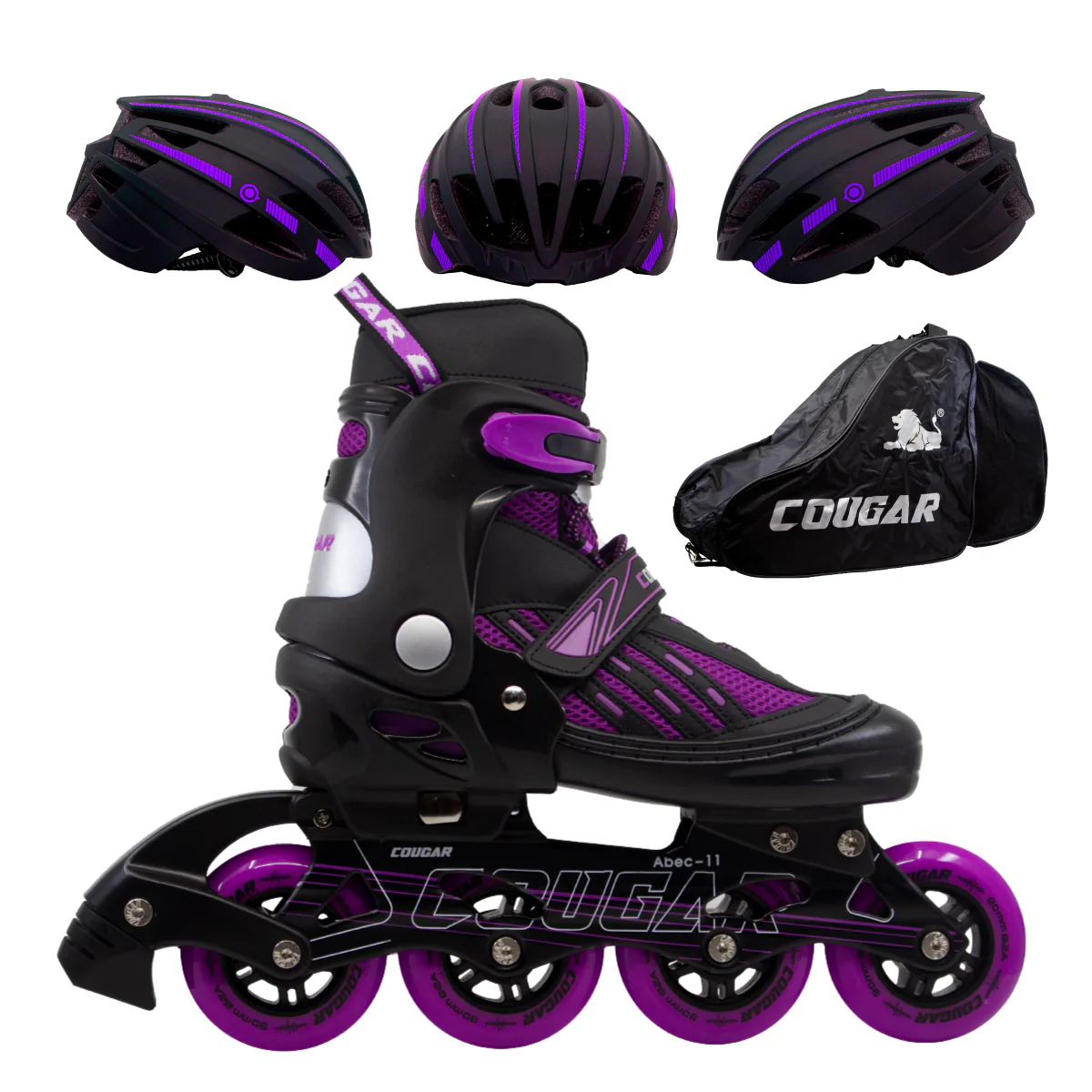 Patines Ajustables Cougar MZS833LG + Maleta - Image 27
