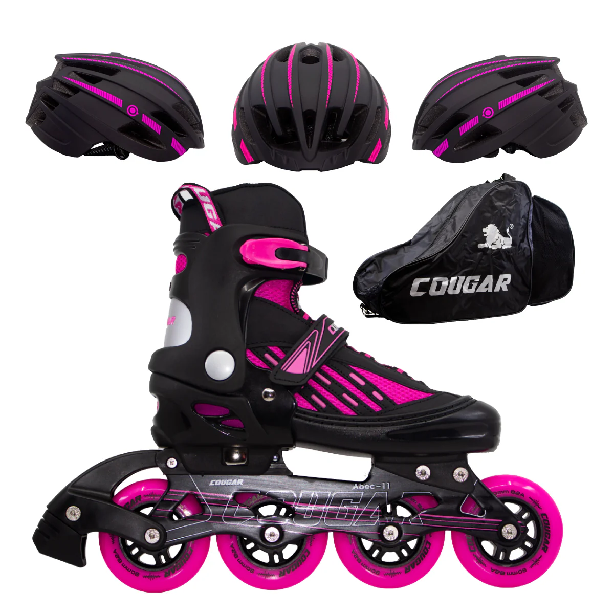 Patines Ajustables Cougar MZS833LG + Maleta - Image 28