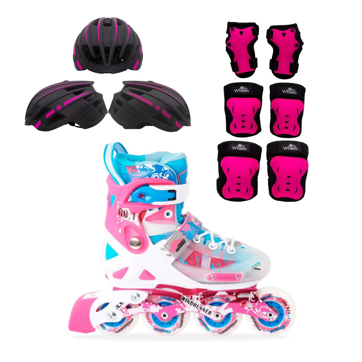 Patines en Linea Semiprofesionales Ajustables Cougar CR5X - Image 22