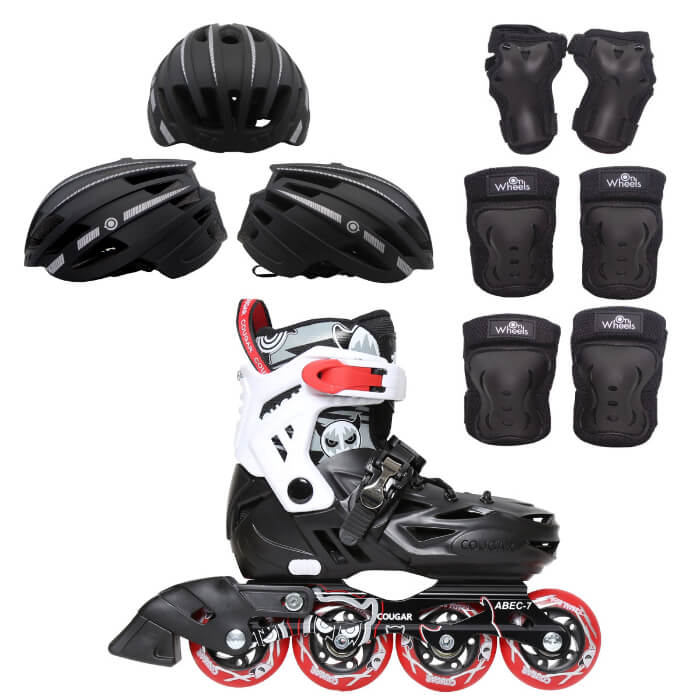 Patines en Línea Semiprofesionales Ajustables Cougar MZS303 - Image 14