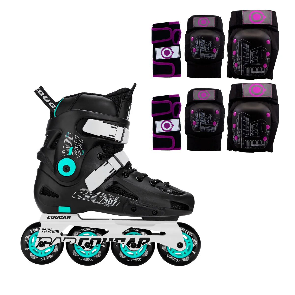 Patines en Línea Semiprofesionales Slalom MZS307-C - Image 12