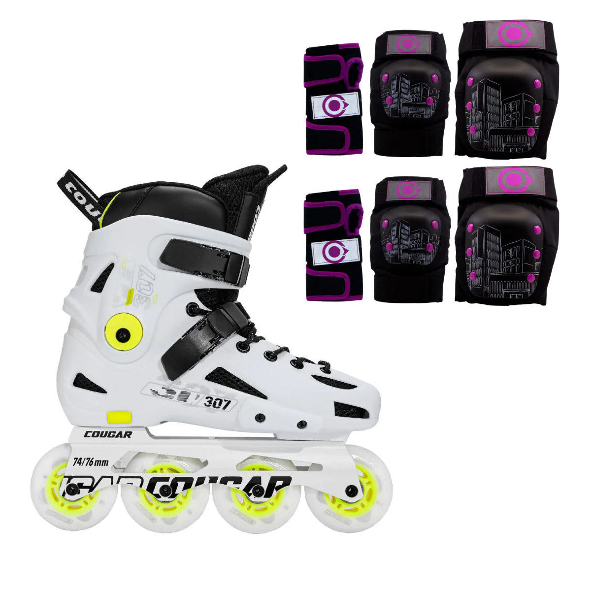 Patines en Línea Semiprofesionales Slalom MZS307-C - Image 13