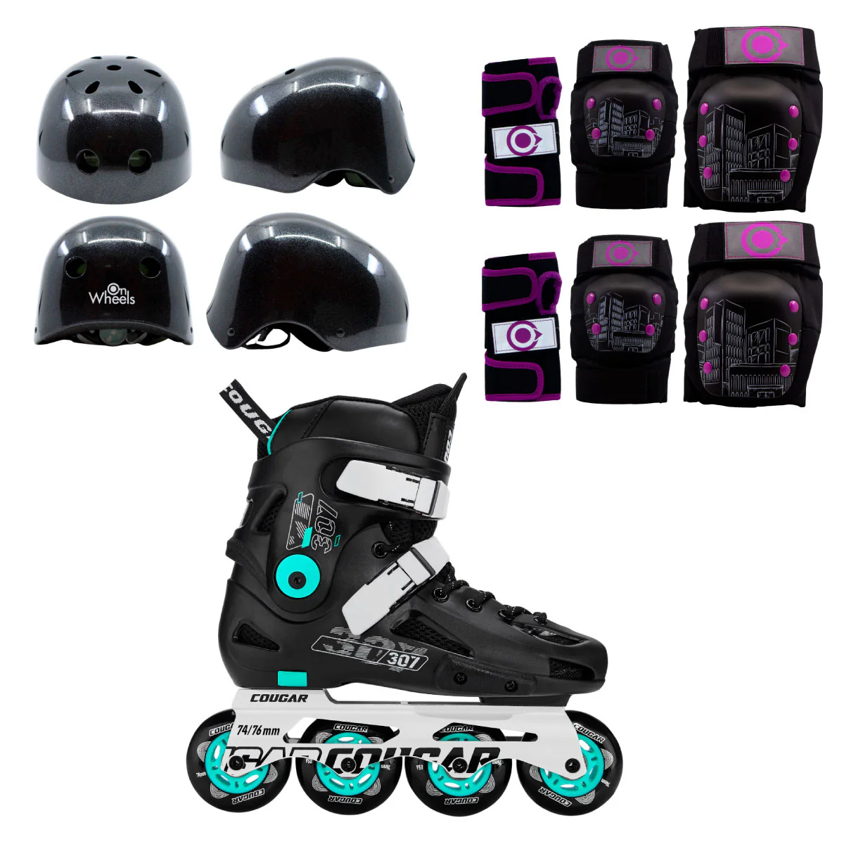 Patines en Línea Semiprofesionales Slalom MZS307-C - Image 15
