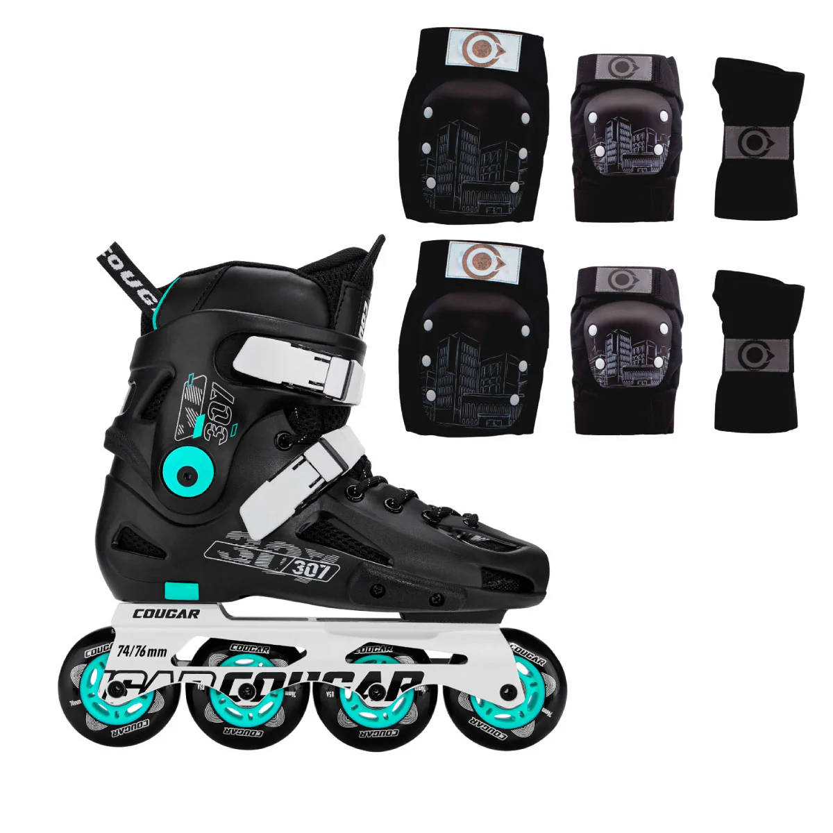 Patines en Línea Semiprofesionales Slalom MZS307-C - Image 6