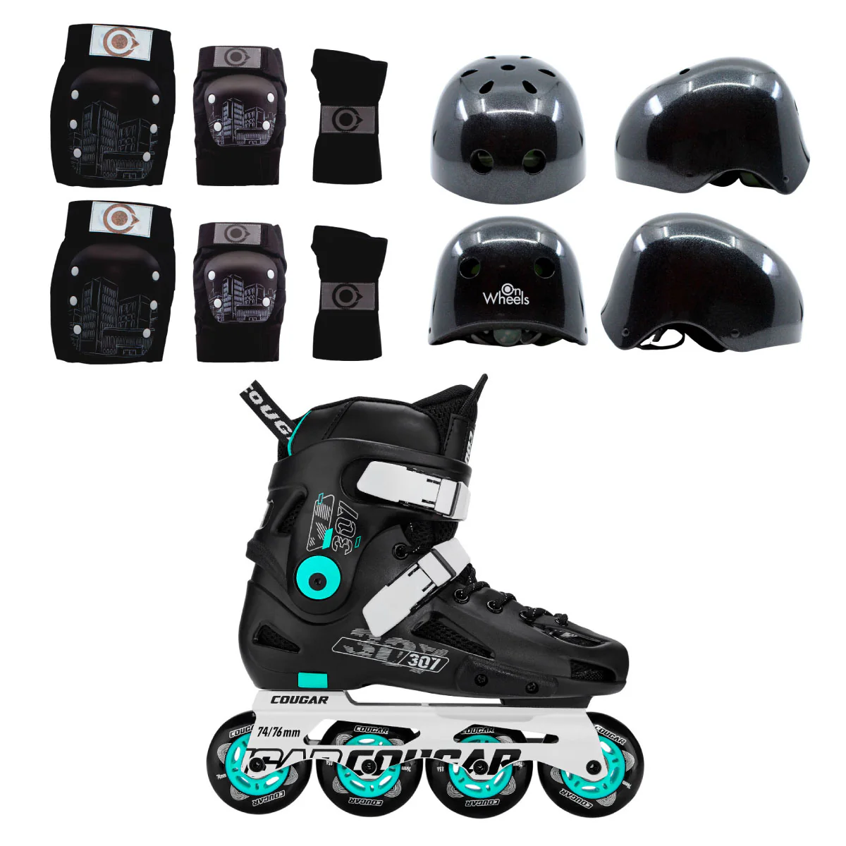 Patines en Línea Semiprofesionales Slalom MZS307-C - Image 7