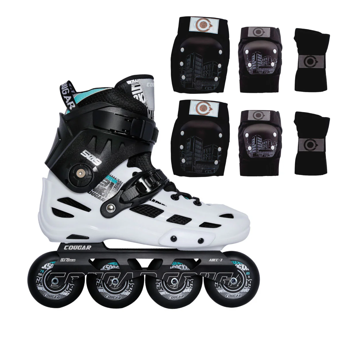 Patines en Linea Semiprofesionales Slalom MZS509 - Image 15