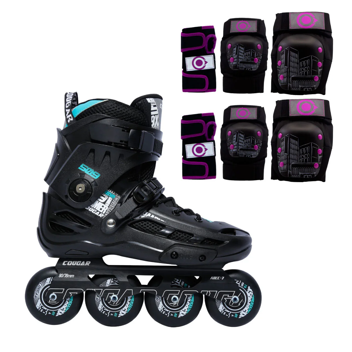 Patines en Linea Semiprofesionales Slalom MZS509 - Image 18