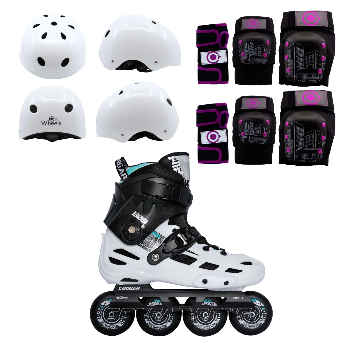 Patines en Linea Semiprofesionales Slalom MZS509 - Image 19