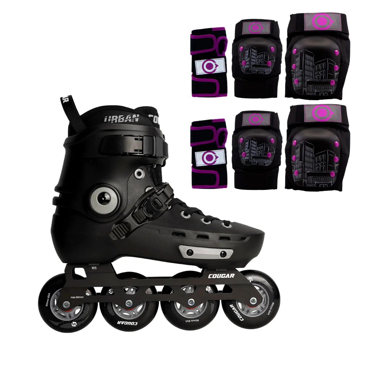 Patines en Linea Semiprofesionales Slalom MZS7001 - Image 14