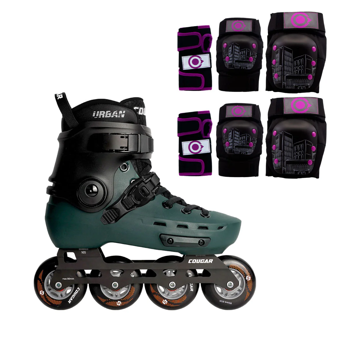 Patines en Linea Semiprofesionales Slalom MZS7001 - Image 15