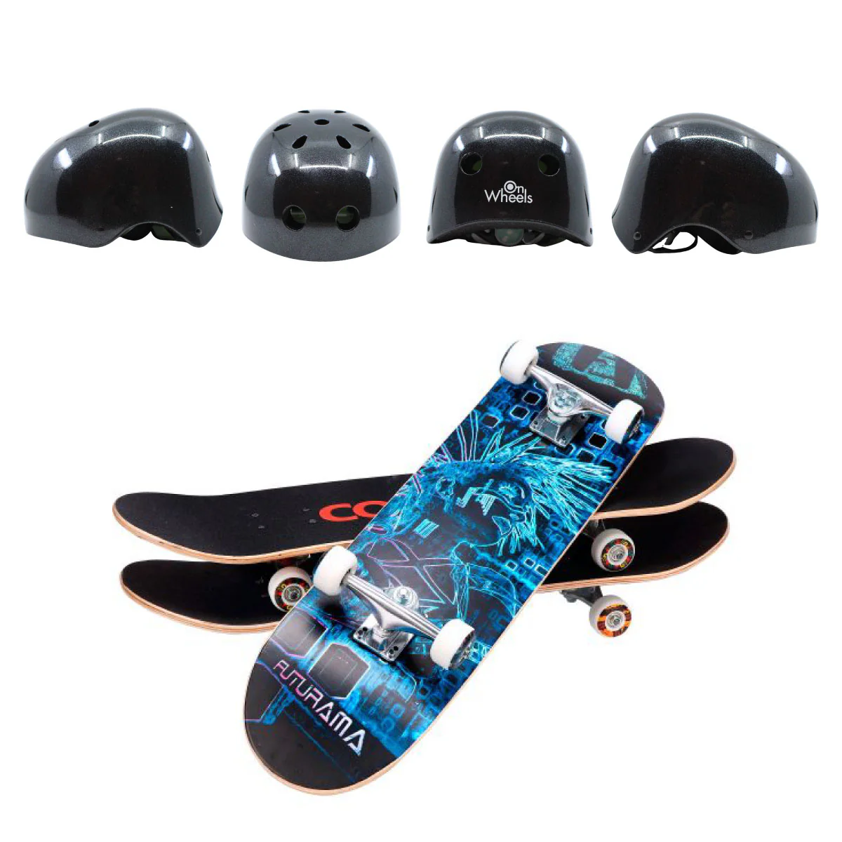 Patineta De Skate Cougar MHB03 Con 7 capas de pino - Image 10