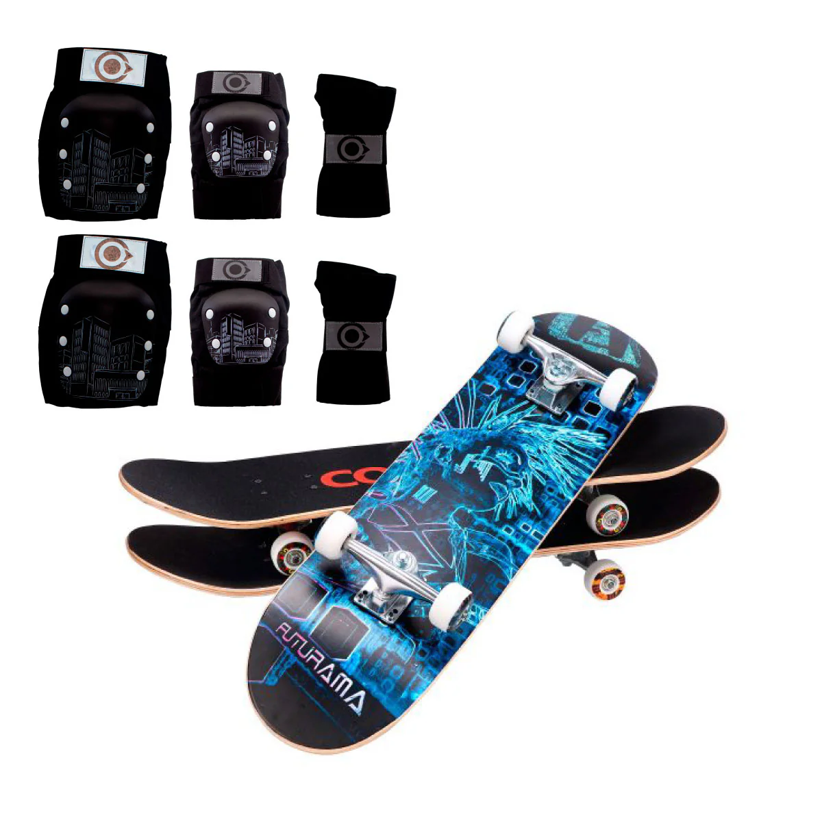 Patineta De Skate Cougar MHB03 Con 7 capas de pino - Image 11
