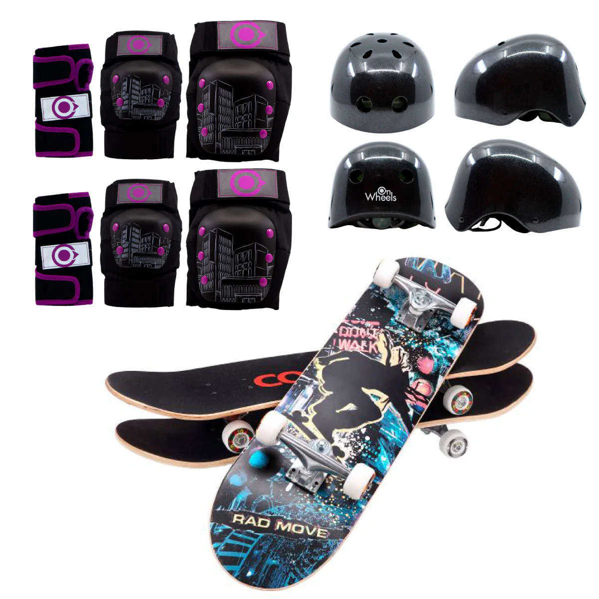 Patineta De Skate Cougar MHB03 Con 7 capas de pino - Image 16