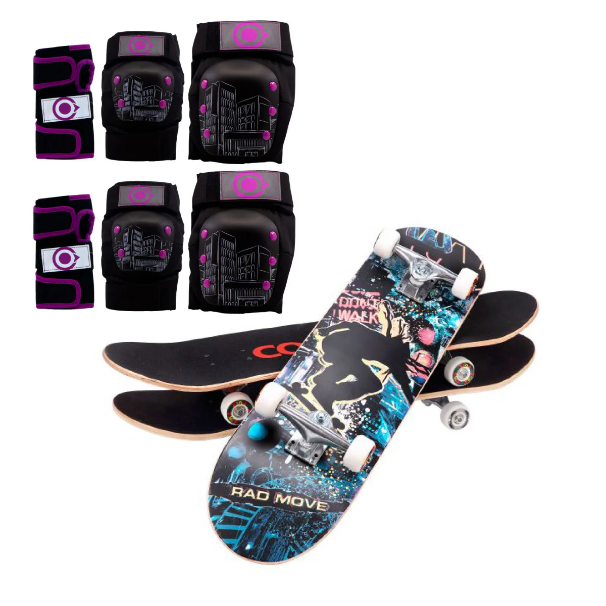 Patineta De Skate Cougar MHB03 Con 7 capas de pino - Image 19
