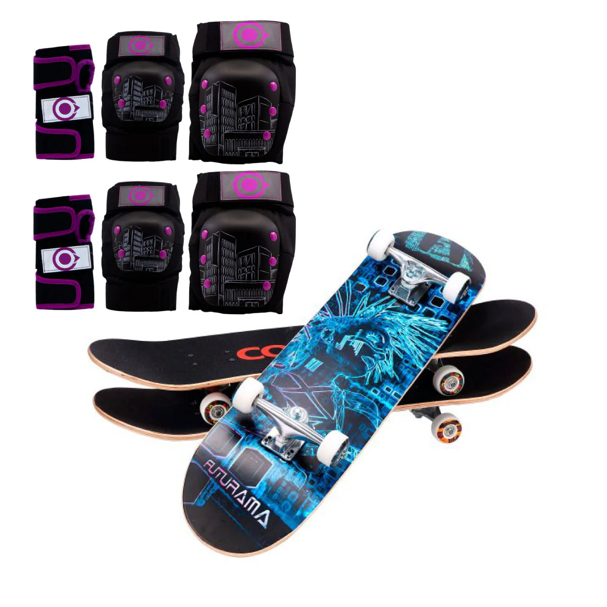 Patineta De Skate Cougar MHB03 Con 7 capas de pino - Image 20