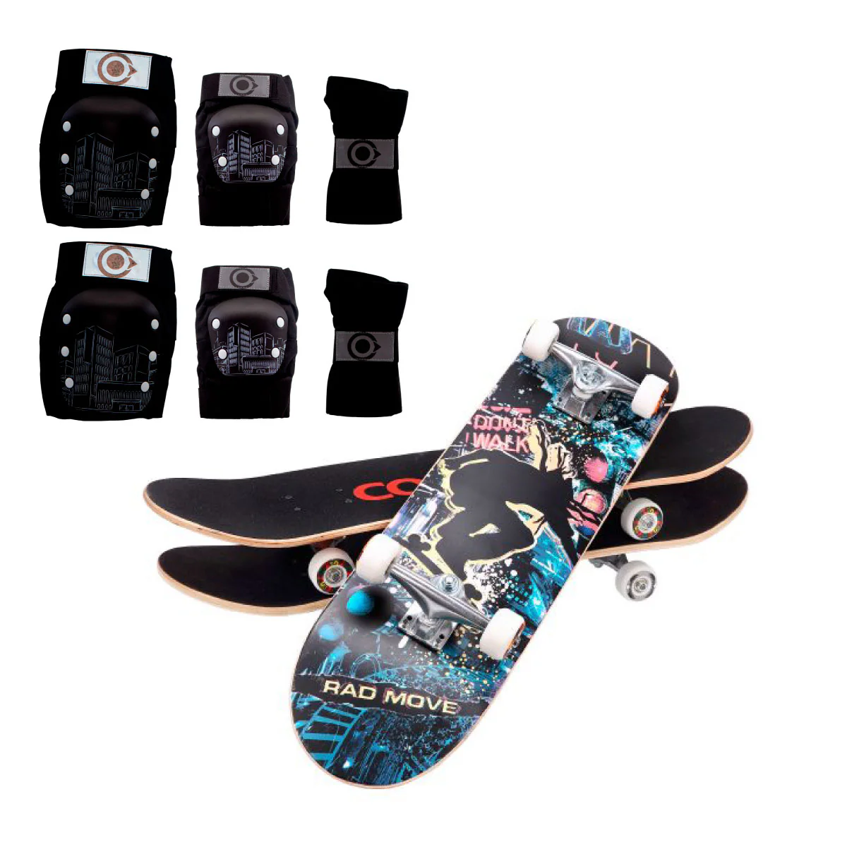 Patineta De Skate Cougar MHB03 Con 7 capas de pino - Image 8