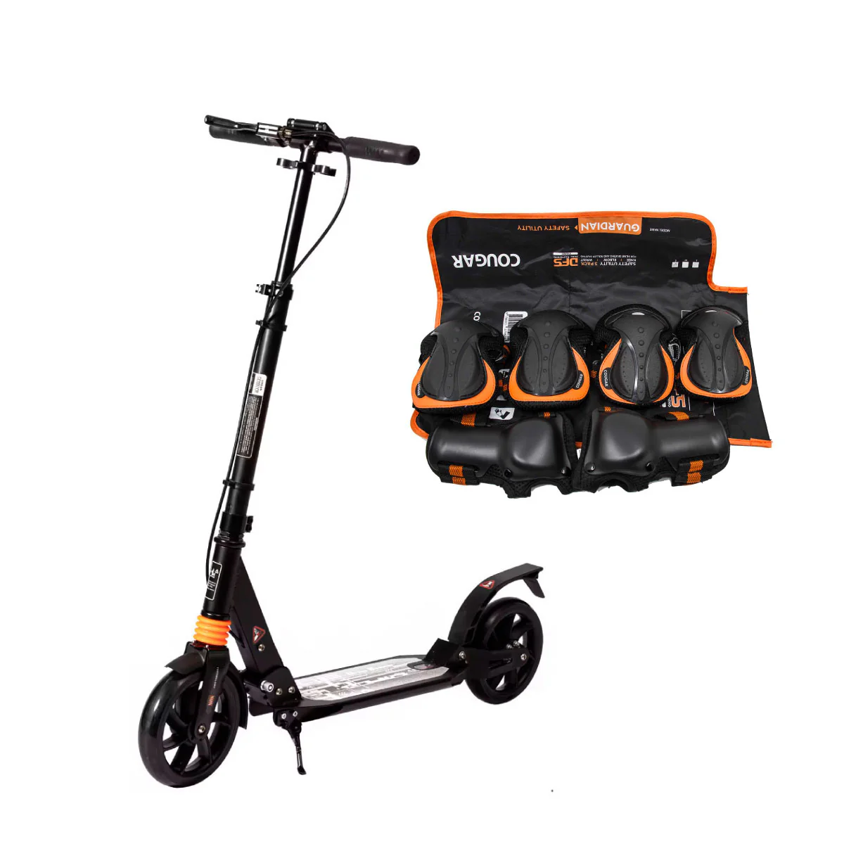 Scooter LN2 Urbana Mecánica con ruedas de 20cm, capacidad de 100 kilos y sistemas de suspensión dual, con freno de disco. - Image 10