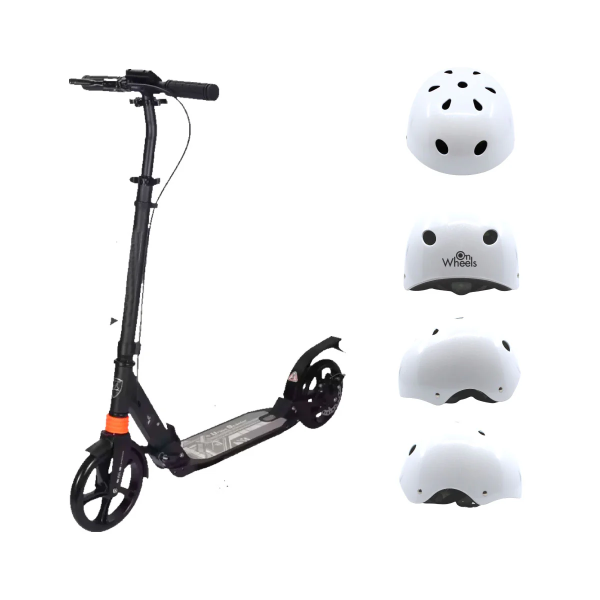 Scooter LN2 Urbana Mecánica con ruedas de 20cm, capacidad de 100 kilos y sistemas de suspensión dual, con freno de disco. - Image 12