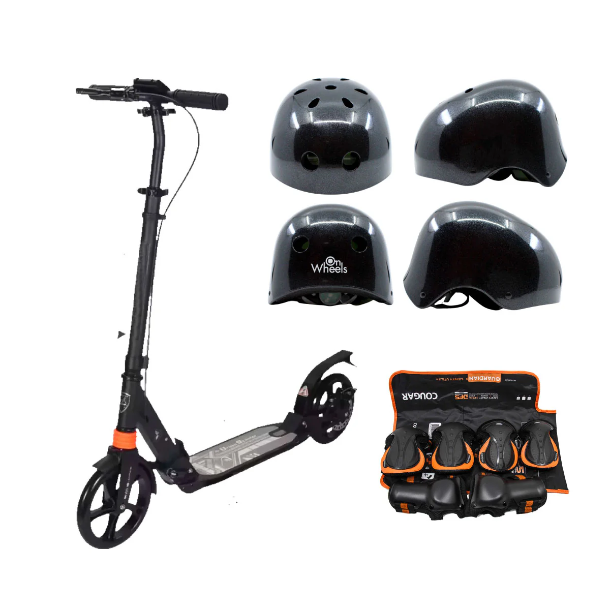 Scooter LN2 Urbana Mecánica con ruedas de 20cm, capacidad de 100 kilos y sistemas de suspensión dual, con freno de disco. - Image 13