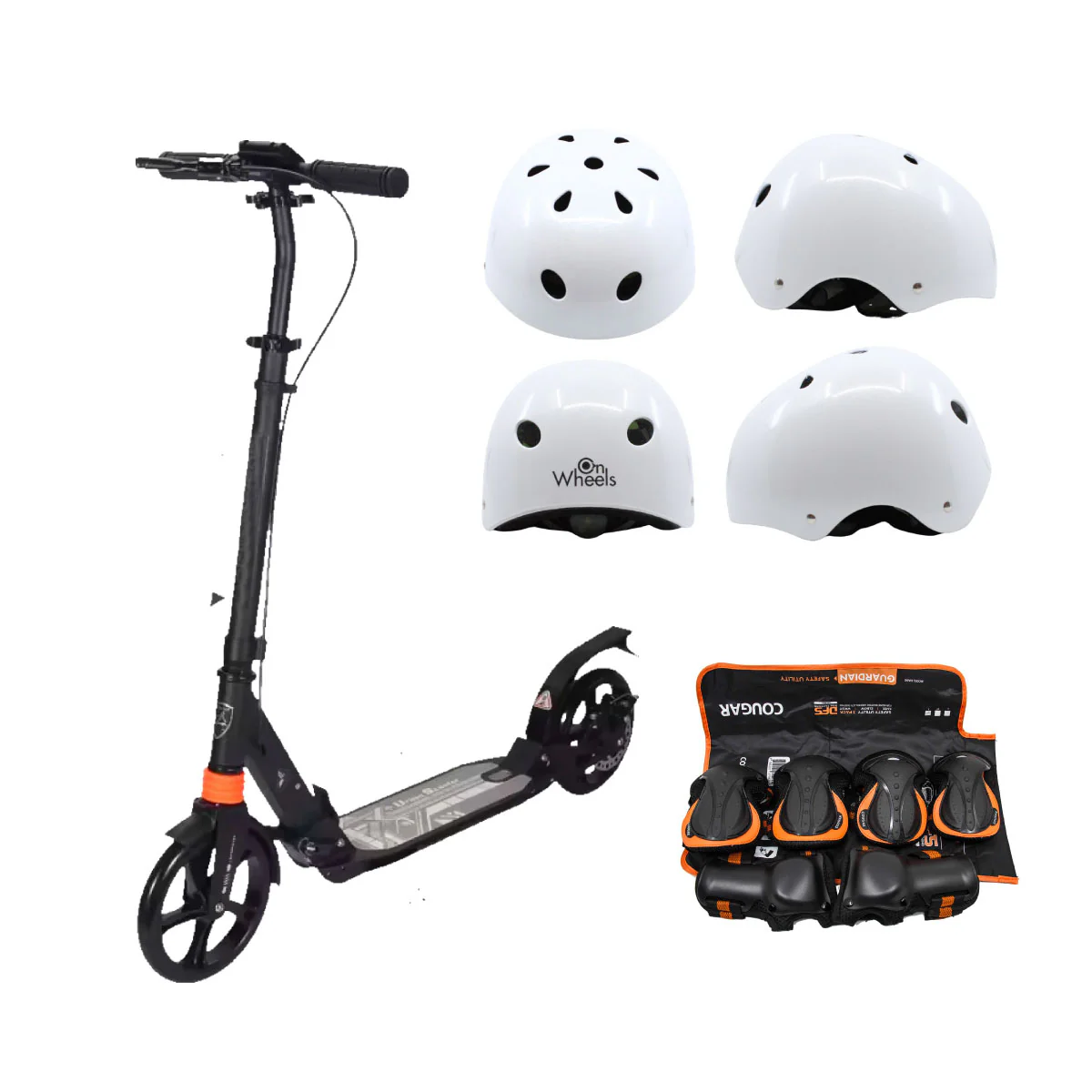 Scooter LN2 Urbana Mecánica con ruedas de 20cm, capacidad de 100 kilos y sistemas de suspensión dual, con freno de disco. - Image 14