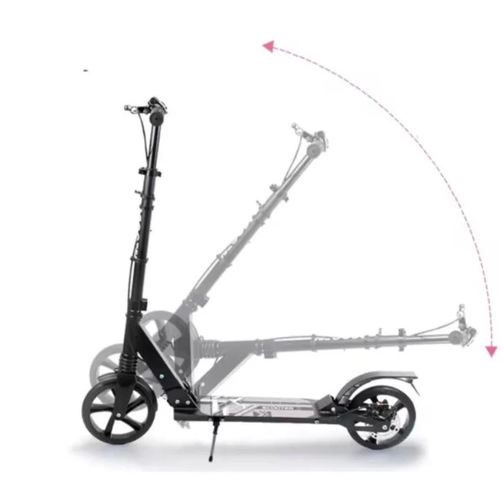 Scooter LN2 Urbana Mecánica con ruedas de 20cm, capacidad de 100 kilos y sistemas de suspensión dual, con freno de disco. - Image 9