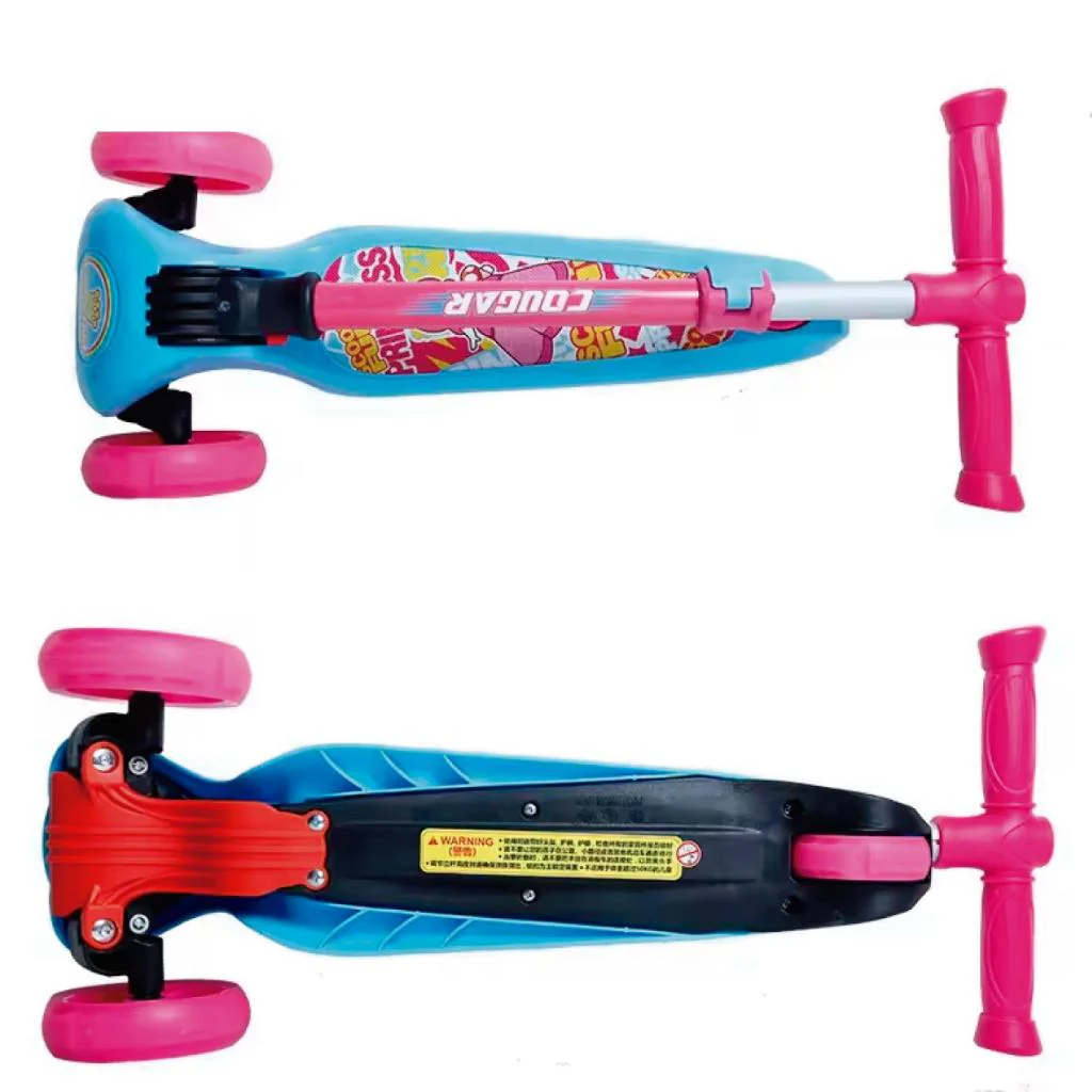 Scooter para niños Cougar Rosada con Azul MHB-23 - Image 3